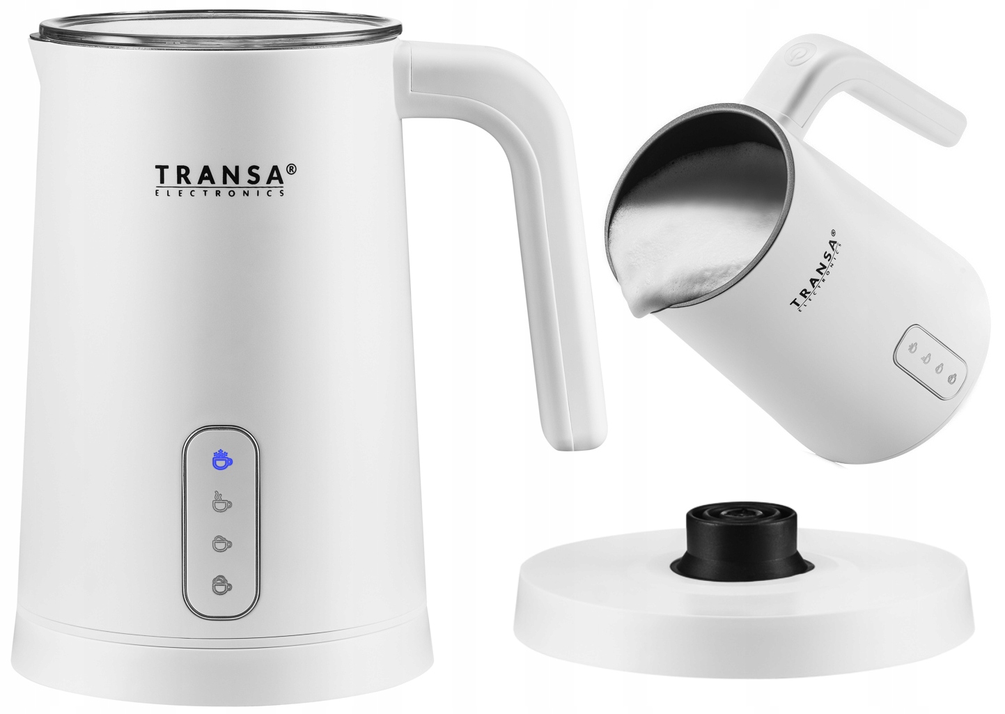 Transa Electronics MilkyMix Biely napeňovač mlieka
